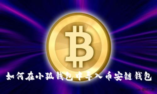 如何在小狐錢(qián)包中導(dǎo)入幣安鏈錢(qián)包