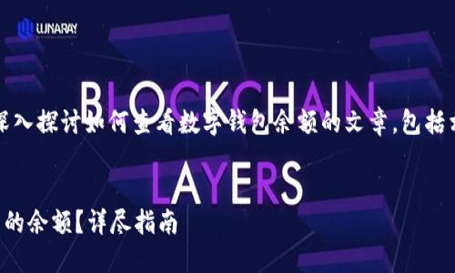 提示：這是一篇旨在深入探討如何查看數(shù)字錢包余額的文章，包括相關(guān)問題和詳細(xì)解答。


如何查看數(shù)字錢包里的余額？詳盡指南