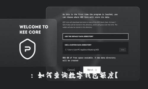 : 如何查詢數字錢包額度？